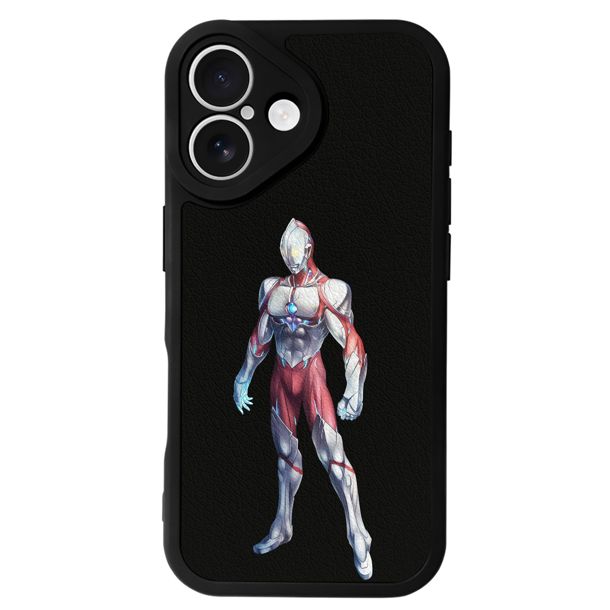 （画像用） ウルトラマン Ultraman 【iPhone 16シリーズ対応】シリコンスマホケース（レザー調） 材質：シリコン